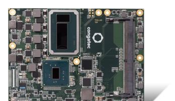 The GPU of the new SoC module provides 128 MB eDRAM and with 72 execution units it has three times more parallel execution power than the Skylake architecture without Iris graphics. 