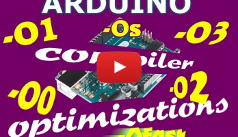 Arduino compiler-optimalisatie voor snellere, compactere code