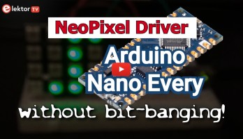 Arduino Nano Every - NeoPixel driver zonder bit banging
