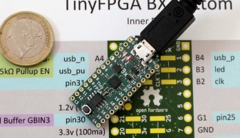 Review: TinyFPGA BX voor open source -FPGA-ontwikkeling