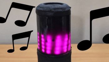 Bouw een draagbare Bluetooth-speaker met lichteffecten