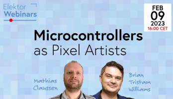 Microcontrollers as Pixel Artists: Gratis Webinar op Feb 9, 2023