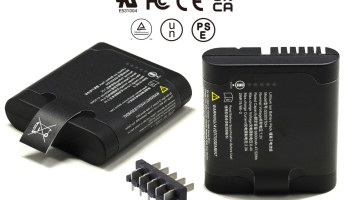 Hardcase Li-Ion batterij voor eenvoudige integratie