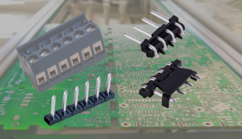 Deelbare connector met PCB-deel in SMD