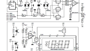 Schakeling: DIY-in-circuit-condensatortester