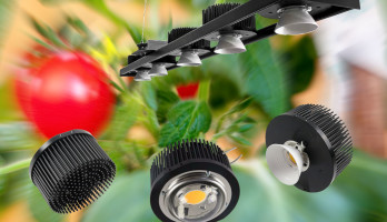 Geoptimaliseerd koellichaam voor COB-groeilampen