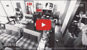 Wapenherkenning door KI-camera’s. Afbeelding: Athena Security
