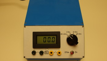 Precisie milliohmmeter voor het meten van lage weerstanden