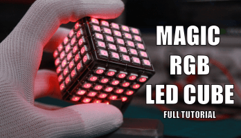 Bouw een op RP2040 gebaseerde lichtgevende magische kubus