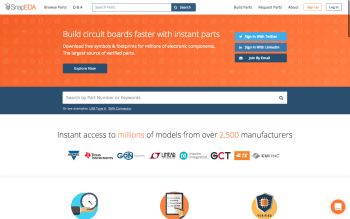 SnapEDA searching for Circuit Board Design