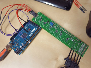 TC77 connected to microcontroller via SPI