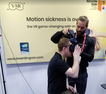 The Boarding VAR device at CES 2019
