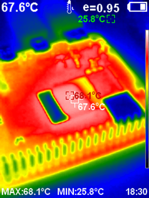 RPi 4 thermal image