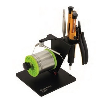 Solder dispenser with spool for soldering projects