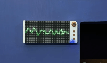 Waveform Visualizer Turns Room Noise Into Wall Art