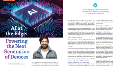 Edge-AI: de volgende generatie apparaten mogelijk maken