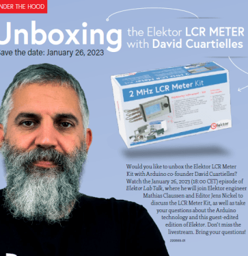 Elektor Lab Talk: David Cuartielles, the Elektor LCR Meter, and More