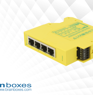 New Gigabit Ethernet switches by Brainboxes