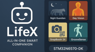 LifeX – The All-in-One Smart Companion on STM32N6570-DK