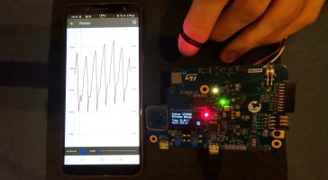 Heart Rate & Environmental BLE Wearable using STM32WB5MMG