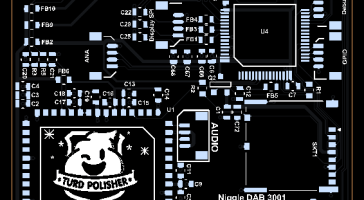 MSP430 controlled DAB Radio