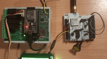 Temperature monitoring and control using LORA, STM32WL55JC1 and ESP32.