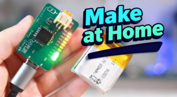 DIY Smart Lithium Battery Charger With LED Fuel Gauge