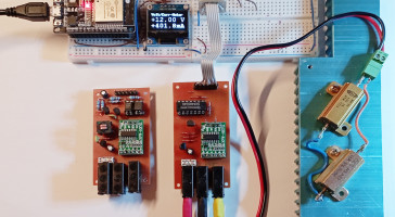 High Precision Isolated Voltage and Current Monitor with HX711 24 bit ADC