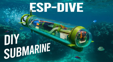 ESP-DIVE: Build an ESP32 RC Submarine with FPV Camera