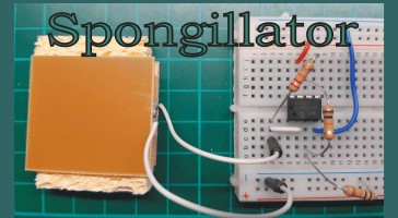 Spongillator: A sponge based audio oscillator