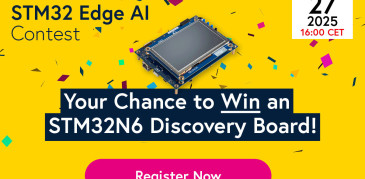 Join the STM32 Edge AI Contest Award Ceremony