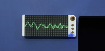 Waveform-Visualizer verwandelt Raumgeräusche in Wandkunst