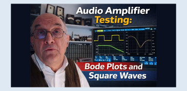 Audio-Verstärker-Test mit dem Oszilloskop: Roberto Armani über Rechtecksignale und Bode-Diagramme