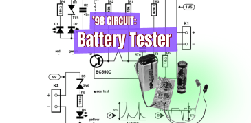 Schakeling: batterijtester