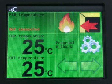 Eurocircuits eC-reflow-mate touch screen