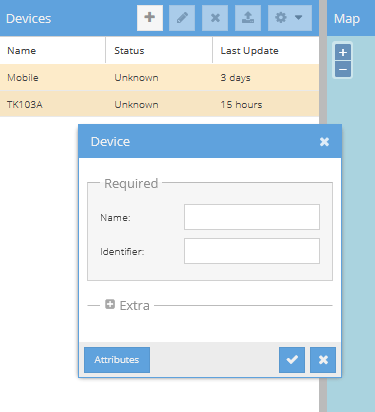 Add tracking device