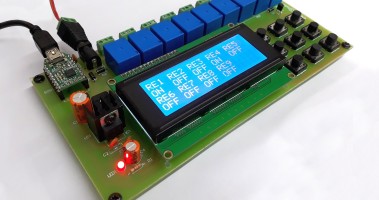 9-Channel Relay Control Board with PC Interface (130549)