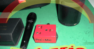 Preamplifier for dynamic microphone / Pré amplificador para microfone dinâmico