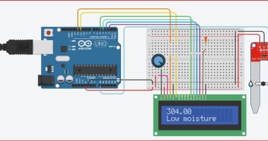 Finding Moisture in Soil In LCD Display with Arduino Uno