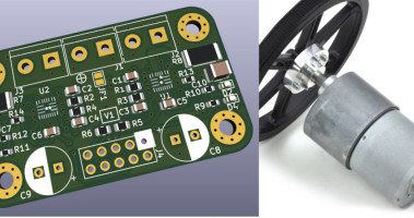 DUAL Motor brushed DC PWM Driver Arduino (H bridge 4A/24V) #eduino.io