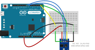 Send sensors data to webserver using ESP8266