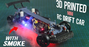 Build a 3D Printed Arduino RC Drift Car with a Smoke Effect!