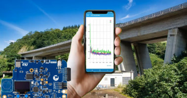 STM32WB55 Structural vibration anomaly detection with NanoEdge AI Studio 