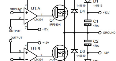 Dc to Dc Voltage doubler and symmetrizer 