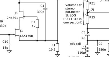 Audio 10x Pre-Amplifier 320mVeff. Loudness Control: theory and circuit