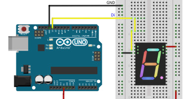 RGBDigit 1"RGB 7Sement Digit Arduino and neopixel driven