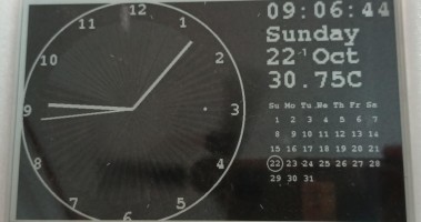 7.5" E-Paper clock on ESP32