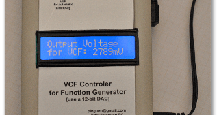 Contrôleur VCF pour générateur de fonctions