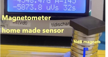 Magnetometer with home-made sensors