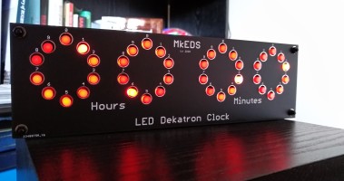 Dekatron inspired clock.